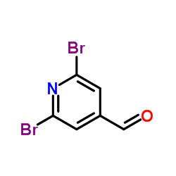 2,6-二溴吡啶-4-甲醛结构式