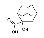 2-Hydroxyadamantane-2-carboxylic acid Structure