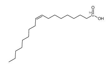 Oleic acid-carboxy-14C Structure