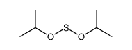 2-propan-2-yloxysulfanyloxypropane结构式