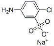 Benzenesulfonic acid, 5-amino-2-chloro-, monosodium salt structure