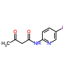 N-(5-Iodo-2-pyridinyl)-3-oxobutanamide结构式