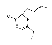 N-chloroacetyl-DL-methionine Structure