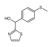 (4-Methylsulfanyl-phenyl)-thiazol-2-yl-methanol Structure