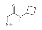 2-氨基-N-环丁基乙酰胺结构式