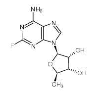 Adenosine,5'-deoxy-2-fluoro- Structure
