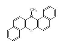 14H-Dibenzo[a,h]phenothiazine, 14-methyl- Structure