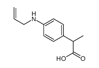2-(4-((2-Propenyl)amino)phenyl)propionic acid结构式