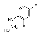 (2,4-Difluorophenyl)hydrazine hydrochloride (1:1)结构式