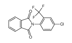 N-(4-chloro-2-trifluoromethyl-phenyl)-phthalimide Structure