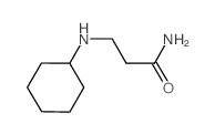 3-(Cyclohexylamino)propanamide结构式