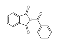 Phthalimide, N-benzoyl-结构式