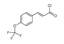 3-[4-(trifluoromethoxy)phenyl]prop-2-enoyl chloride Structure