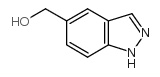 1-H-吲唑-5-甲醇结构式