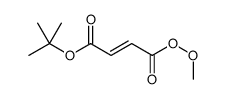 tert-butyl 4-methylperoxy-4-oxobut-2-enoate结构式