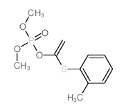 Phosphoric acid,dimethyl 1-(o-tolylthio)vinyl ester (7CI,8CI)结构式