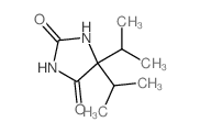 2,4-Imidazolidinedione,5,5-bis(1-methylethyl)- Structure