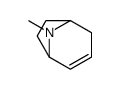 8-Methyl-8-azabicyclo[3.2.1]oct-2-ene Structure