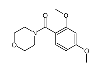 4-(2,4-二甲氧基苯甲酰基)吗啉结构式