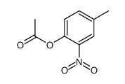 4-methyl-2-nitrophenyl acetate结构式