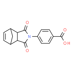 4-(3,5-DIOXO-4-AZA-TRICYCLO[5.2.1.0(2,6)]DEC-8-EN-4-YL)-BENZOIC ACID结构式