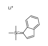 lithium,inden-1-id-1-yl(trimethyl)silane Structure