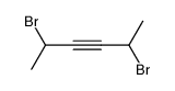 2,5-dibromo-3-hexyne Structure