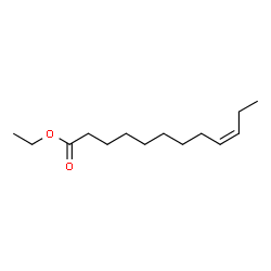 9-dodecenoic acid, ethyl ester structure