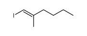 (E)-1-Iodo-2-methyl-1-hexene结构式