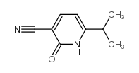 6-异丙基-2-氧代-1,2-二氢-3-吡啶甲腈结构式