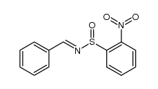 N-benzylidene-2-nitrobenzenesulfinamide结构式