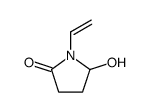 1-ethenyl-5-hydroxypyrrolidin-2-one结构式