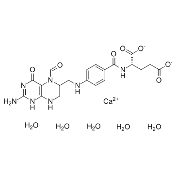 Leucovorin Calcium Pentahydrate structure