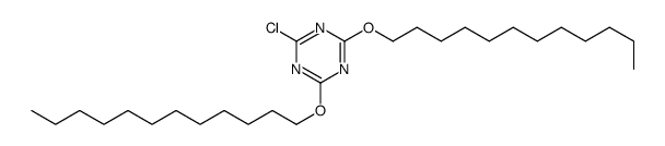 2-chloro-4,6-didodecoxy-1,3,5-triazine Structure