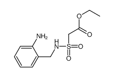 ethyl 2-[(2-aminophenyl)methylsulfamoyl]acetate结构式