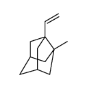 3-Methyl-7-vinylnoradamantan Structure