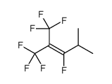 1,1,1,3-tetrafluoro-4-methyl-2-(trifluoromethyl)pent-2-ene Structure