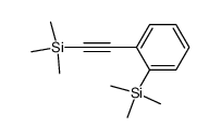 trimethylsilyl(2-trimethylsilylphenyl)acetylene Structure