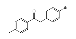 2-(4-bromophenyl)-1-(4-methylphenyl)ethanone结构式