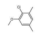 2-chloro-1-methoxy-3,5-dimethylbenzene Structure