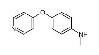 Benzenamine, N-methyl-4-(4-pyridinyloxy)- (9CI) Structure