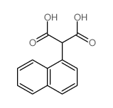 Propanedioic acid,2-(1-naphthalenyl)- Structure