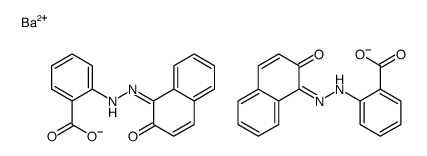 barium bis[2-[(2-hydroxy-1-naphthyl)azo]benzoate] Structure