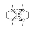 ThCl4(1,2-dimethoxyethane)2结构式