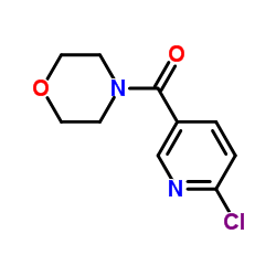 (6-Chloro-3-pyridinyl)(4-morpholinyl)methanone Structure