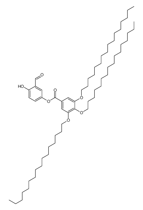 (3-formyl-4-hydroxyphenyl) 3,4,5-trihexadecoxybenzoate Structure