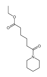 6-oxo-6-piperidin-1-yl-hexanoic acid ethyl ester结构式