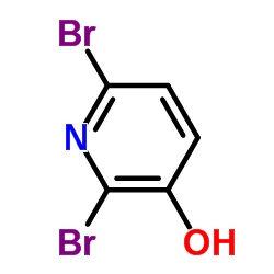 2,6-Dibromo-3-pyridinol Structure