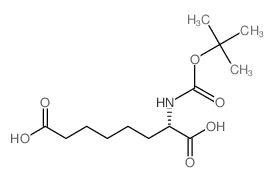 Boc-l-2-氨基辛二酸结构式