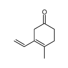 3-ethenyl-4-methylcyclohex-3-en-1-one Structure